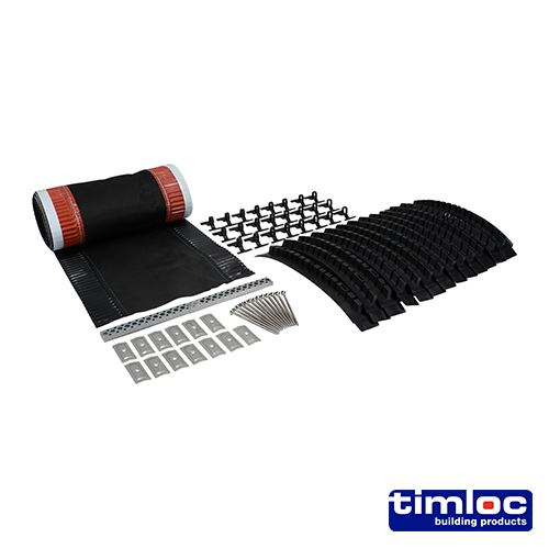 Timco - Kitaran Pemasangan Kering Timloc untuk Bumbung Ridge - Hitam - 54700 (6