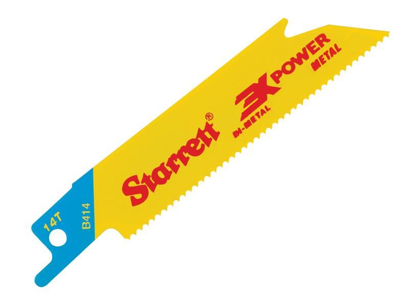 Starrett B414-5 Lame bimétallique pour scie à chantourner, Métal, Droit 100mm, 