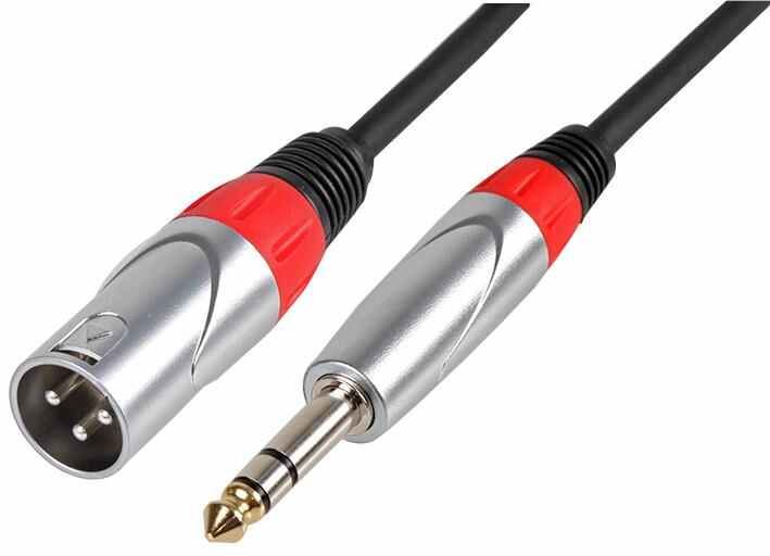 Pulse Cavo TRS Jack 6,35mm a XLR 2m per Audio Professionale