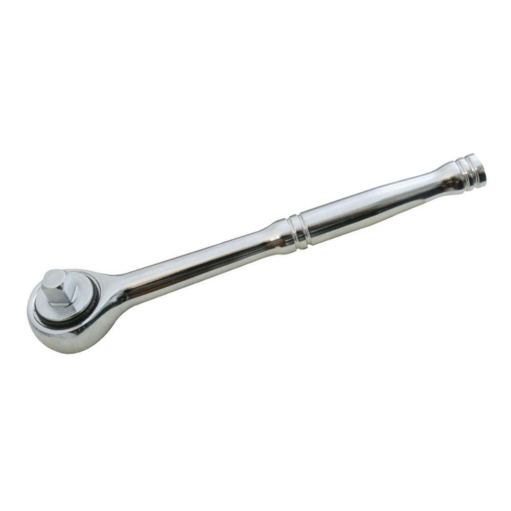Silverline Clé à cliquet 1/4”, Acier chrome vanadium, 150mm
