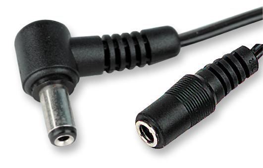 Pro Elec 2.5mm DC Καλώδιο Τροφοδοσίας, Ορθή Γωνία, Άρρεν-Θήλυ, 3m