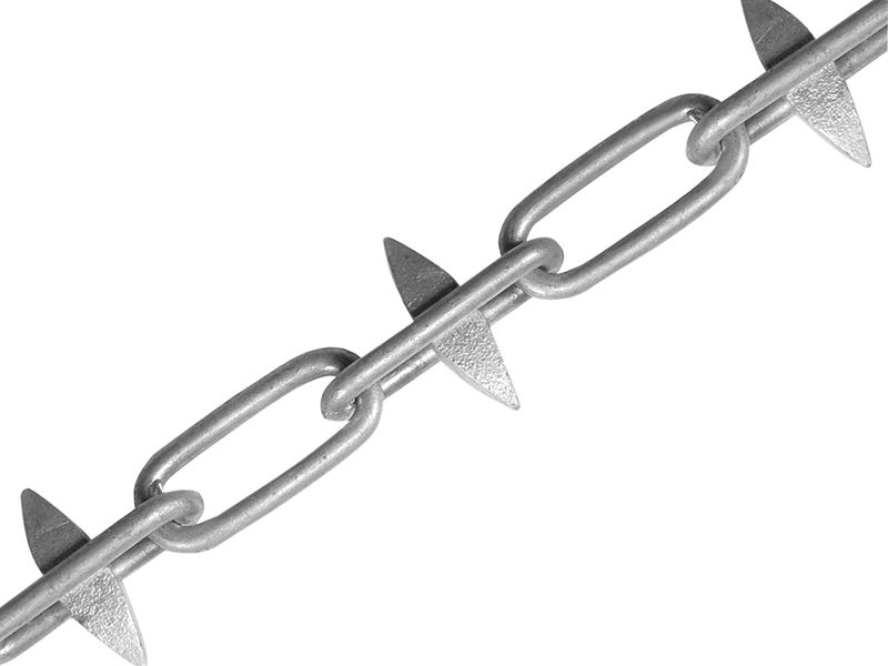Faithfull Cadena de Espigas Galvanizada 6mm x 5m (Carga 250kg)