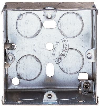 Appleby 1 Gangs Stalen Inbouwdoos, 47mm