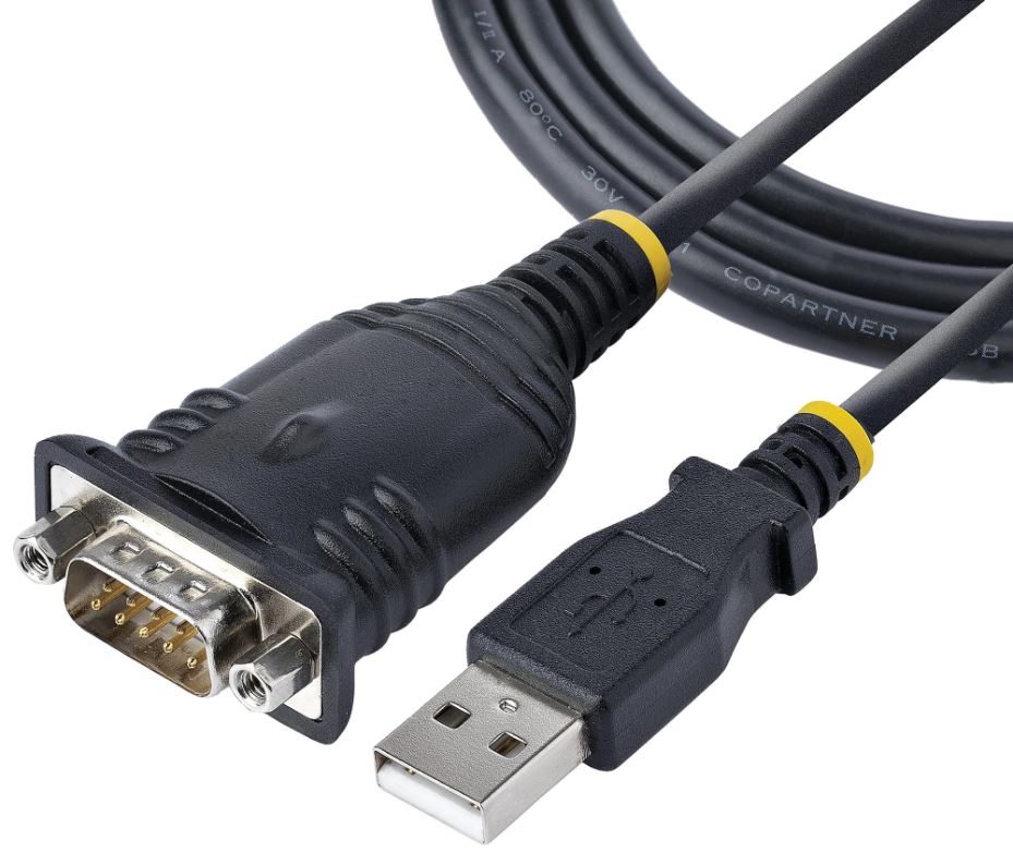 STARTECH USB to RS232 Serial Adapter Cable, 1m