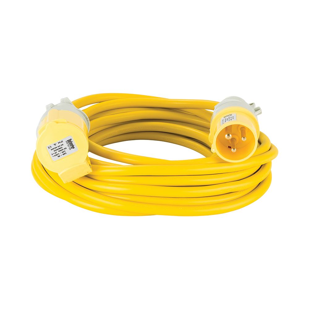 Prolongateur Arctic 110V Defender, 16A 2,5mm², 10m - Jaune