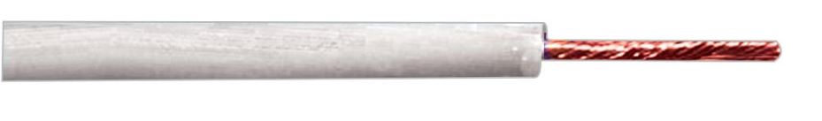 PRO ELEC Flexible White PVC Wire, 55/0.10mm, 25m Reel