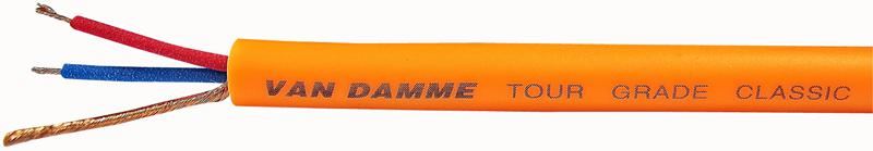 VAN DAMME Tour Grade Classic XKE Mikrofonkabel Orange 100m Rolle