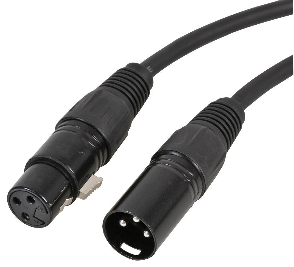 PULSE - Καλώδιο 3-Pin XLR Για Ηχητική Σύνδεση - 2.5m Μαύρο
