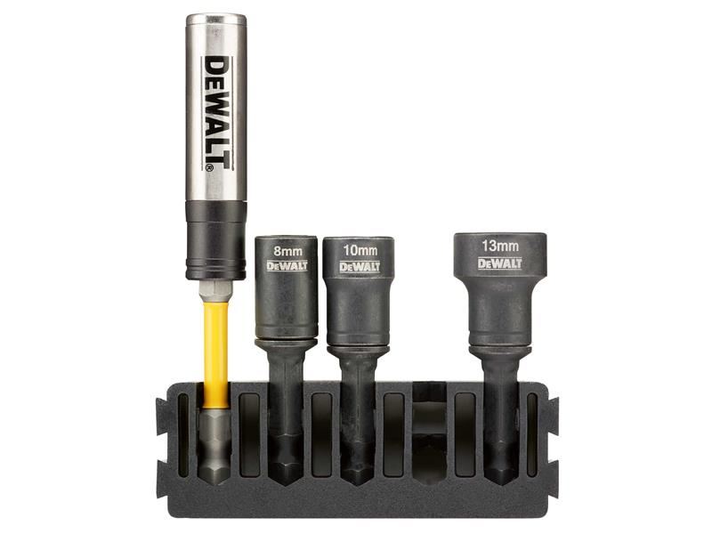 DeWalt 5-delig bitset voor moeren, 8mm, 10mm, 13mm