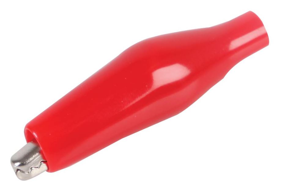 MULTICOMP PRO Pinza a Coccodrillo, Isolata in Rosso, Portata 1A
