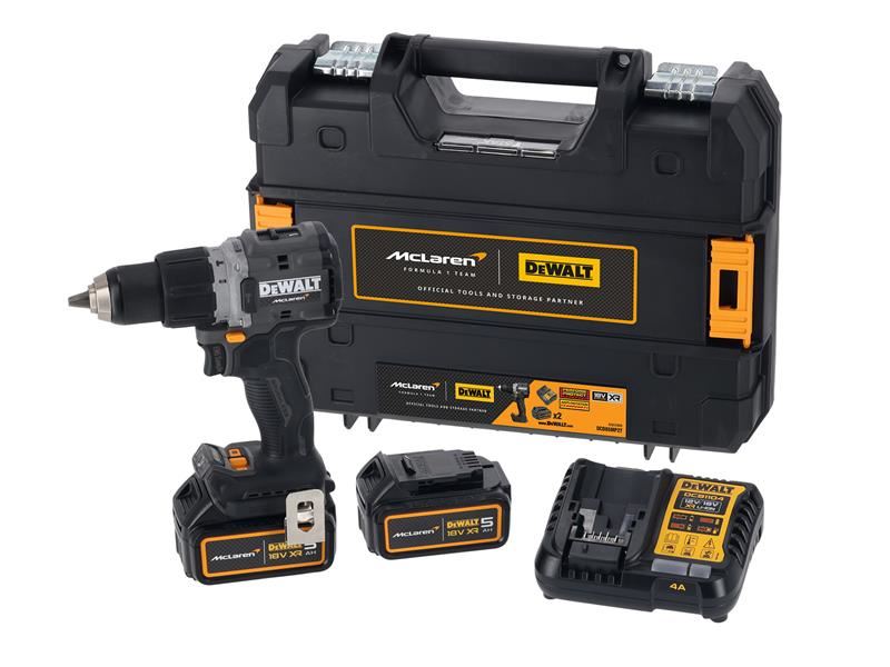 DeWALT DCD85MP2T Brushless Combi Drill 18V with 2x5.0Ah Batteries