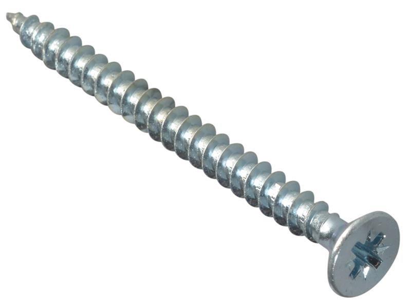 ForgeFix Tornillos Pozi CSK ST ZP 5 x 60mm (Caja de 100)