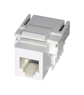 TUK RJ12 6P6C Keystone Socket, White