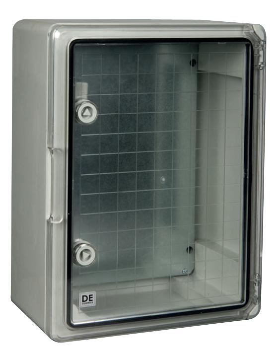 HYLEC Boîtier mural IP65 ABS, 400x300x220mm, Gris