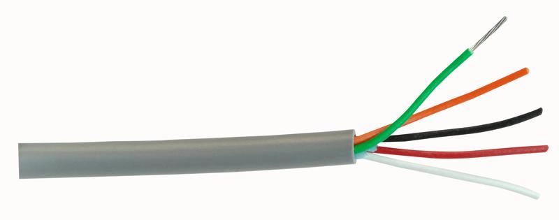 ALPHA WIRE 5-Core Unshielded Control Cable 22 AWG, 30.5m