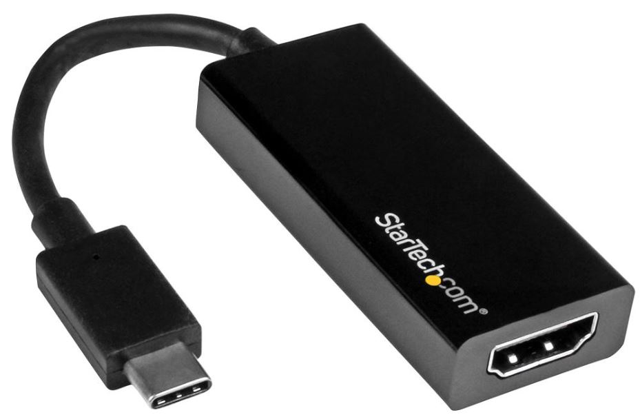 STARTECH - Adaptor USB-C ke HDMI 4K 30Hz, Hitam