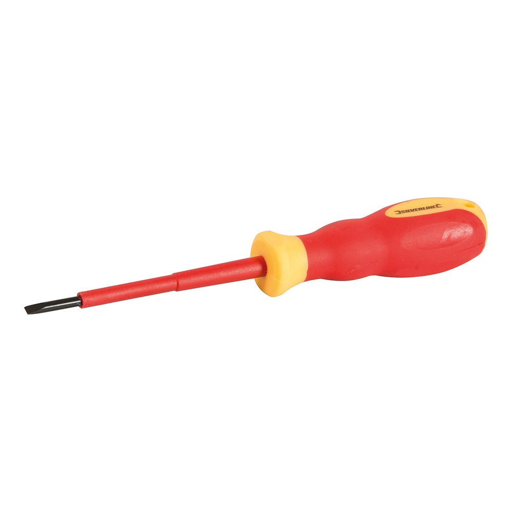 Silverline VDE Soft-Grip Electrician's Screwdriver - 0.5x3x75mm