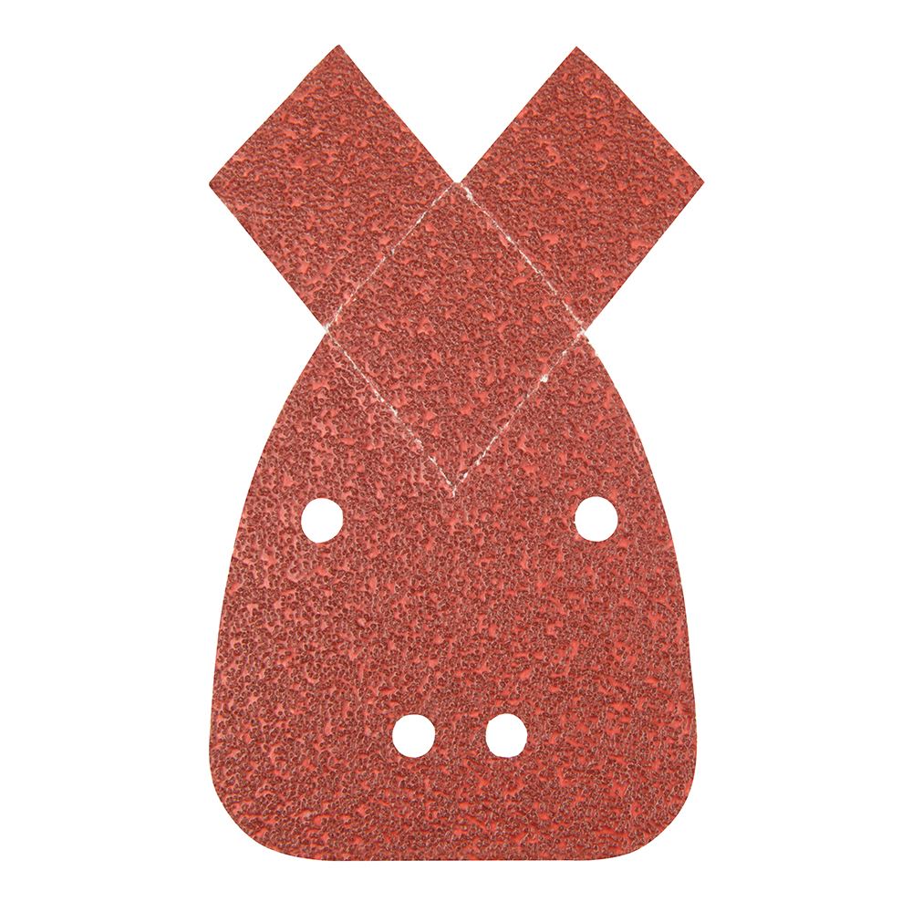 Silverline Hook & Loop Detail Sander Sheets (40 Grit, 10pk) for 140mm Tools