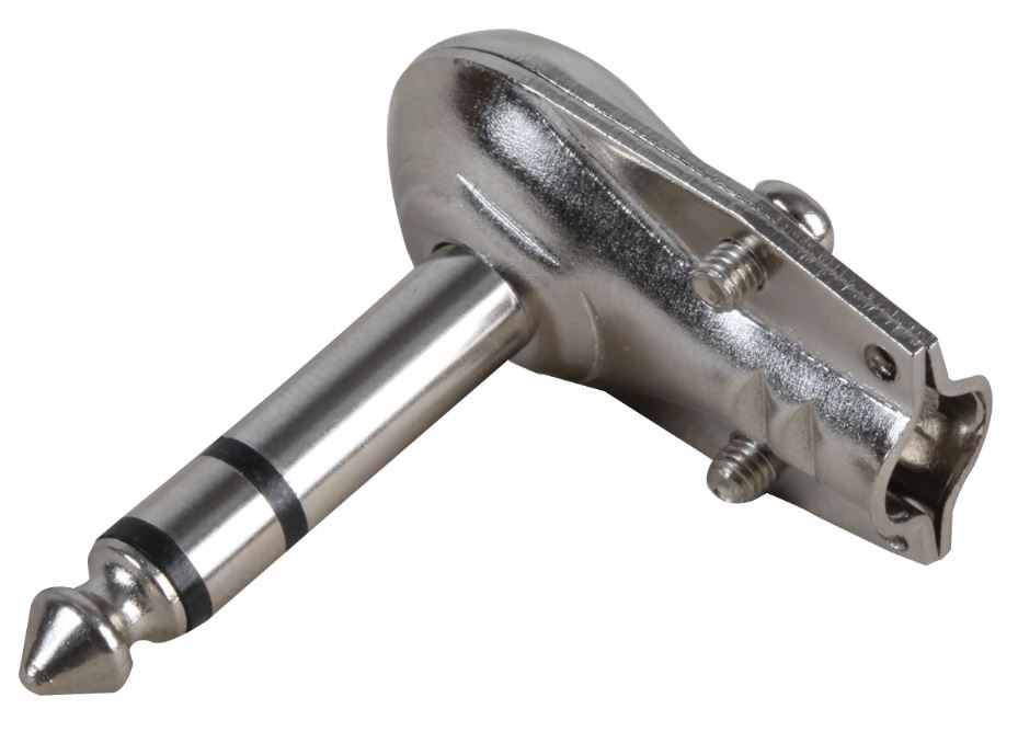 PRO SIGNAL - Plug Stereo Jack 6.35mm Sudut 90 Darjah