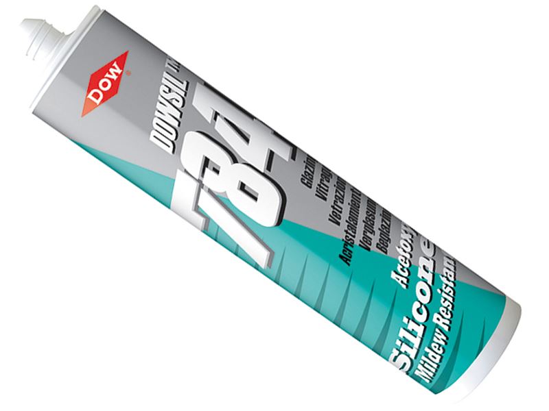 Dowsil 784 Glazing Sealant, White, 310ml