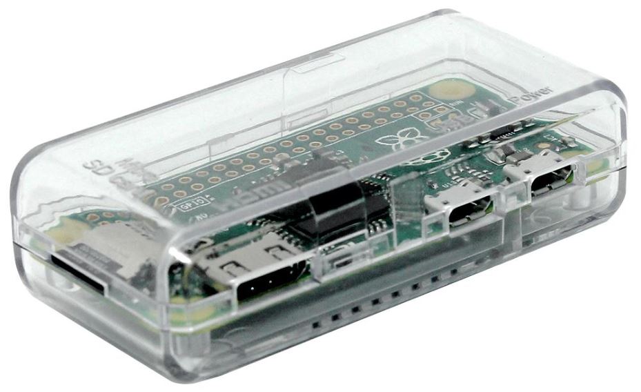 SB COMPONENTS Průhledné pouzdro pro Raspberry Pi Zero