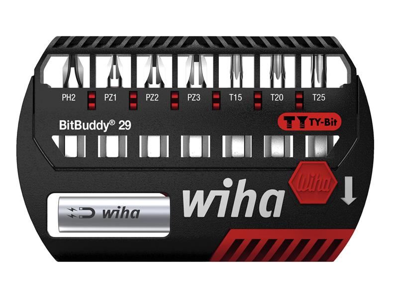 Wiha BitBuddy TY Bit Set, 8pc, for Power Tools