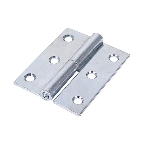 Timco Optillende Scharnier, 75x62mm, Rechts of Links, Verzinkt (2 stuks)