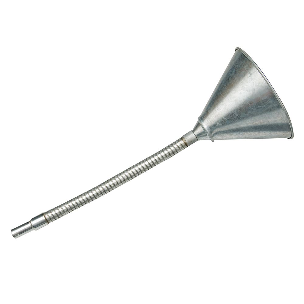Silverline Flexible Steel Funnel 150mm with Mesh Filter