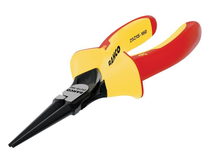 Bahco ERGO Insulated Round Nose Pliers, 160mm