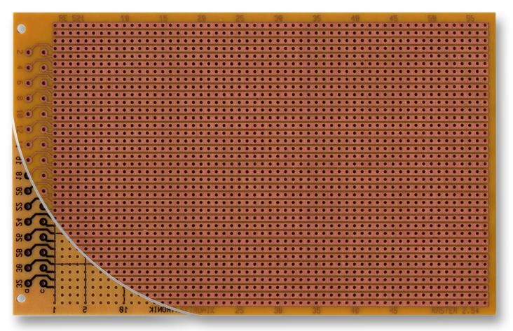 ROTH ELEKTRONIK Eurocard PCB, FR2, Stiallacha, 2.54mm