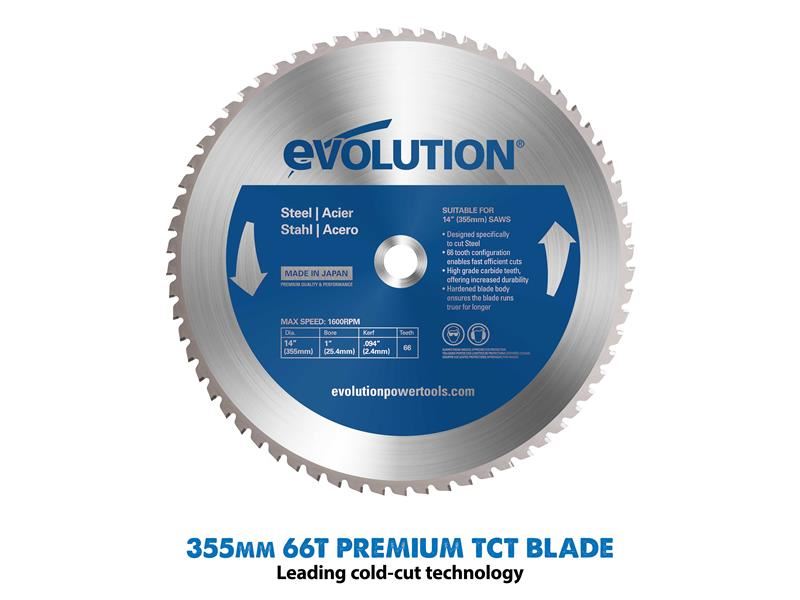 Evolution S355MCS Sierra de Corte para Metales Profesional 1600W 110V