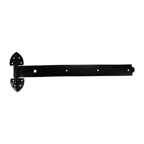 Timco 400mm Heavy Reversible Hinges, Black, Carbon Steel