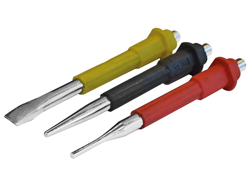 Roughneck Conjunto de 3 Peças de Punção e Cinzel
