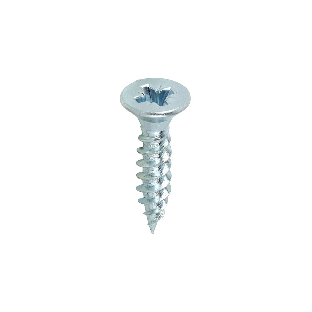 Timco - Scriúanna Adhmaid Dé-shnáithe, PZ, Dúbailte Cuntaiscthe, Sinc, 12 x 1, 