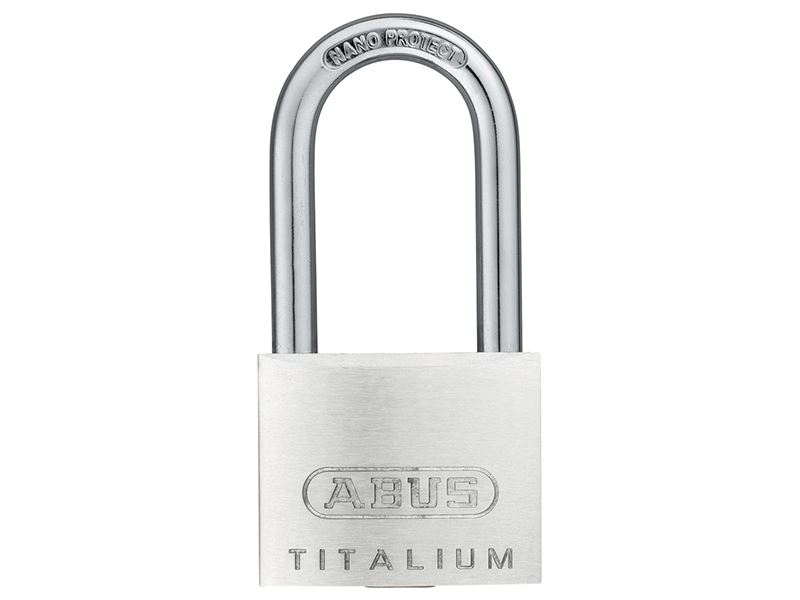 ABUS Lucchetto TITALIUM™ 64TI/40mm, 40mm Archetto (Confezione Cardata)