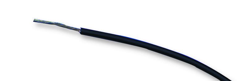 CONCORDIA TECHNOLOGIES - Typ 2 Gerätekabel, 7/0,20mm, Schwarz, 100m