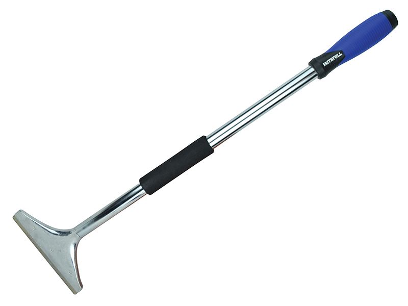 Faithfull Heavy-Duty Long Handle Scraper with Spare Blade Storage, 150mm