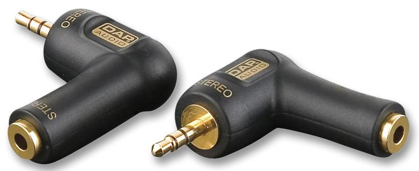 XCALIBER - Penyesuai Jack Stereo 90° 3.5mm Lelaki ke 3.5mm Perempuan