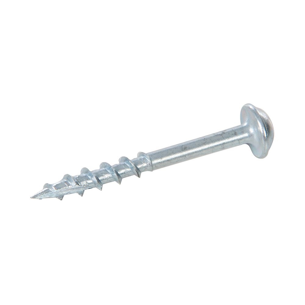Triton Zinc Pocket-Hole Screws, Washer Head, Coarse Thread, 8 x 1½ in, 250pk