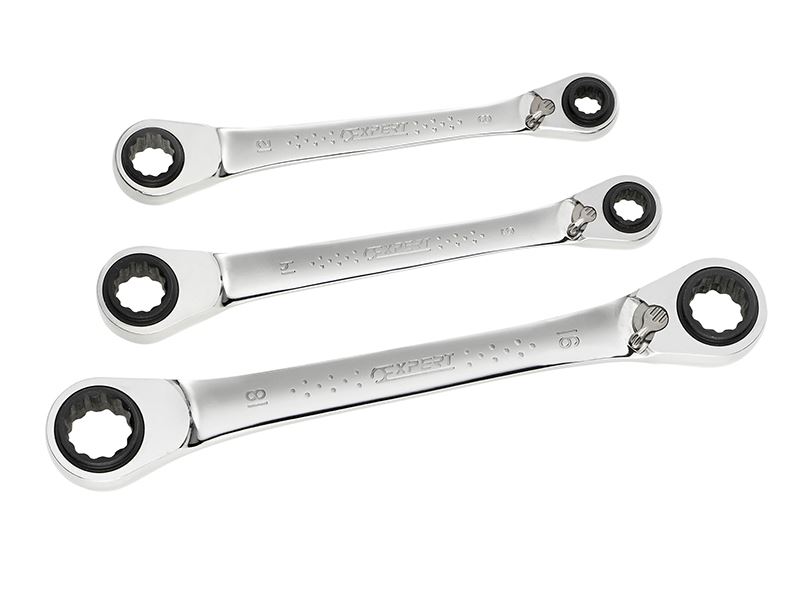 Expert - Quadbox-Schraubenschlüssel-Set, 3-teilig