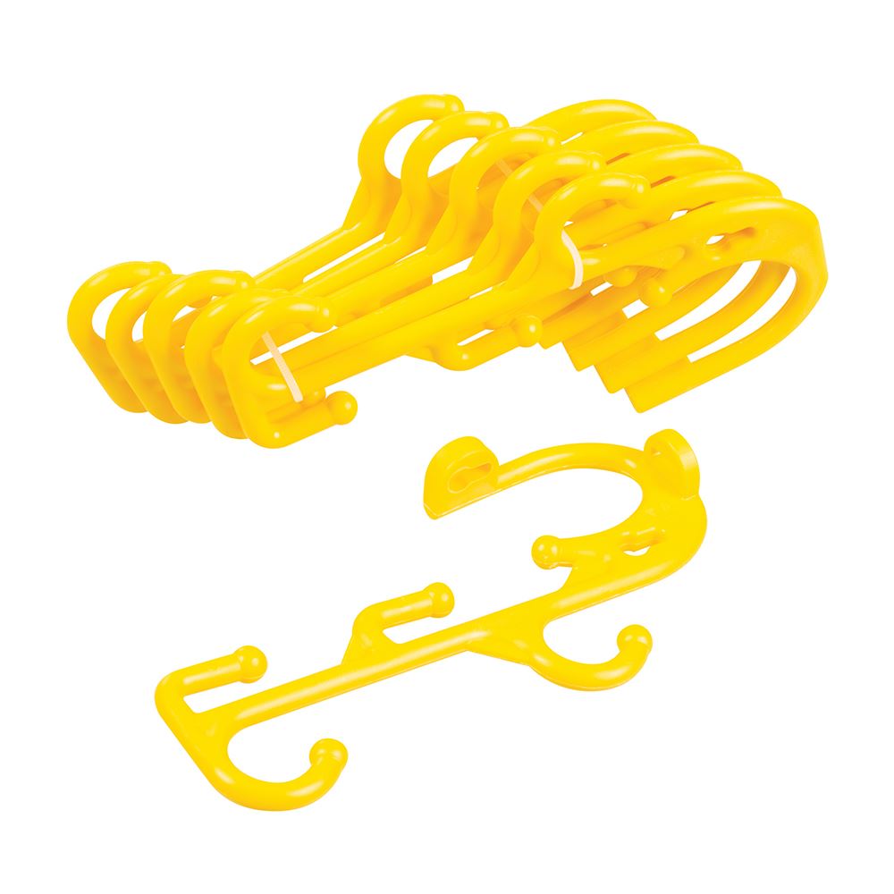 Defender Ganchos para Colgar Cables Festoon, Paquete de 10