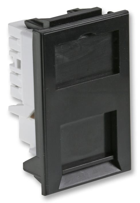 RARAION - Cat6 6C RJ45 Modul 25 x 38,5mm Schwarz