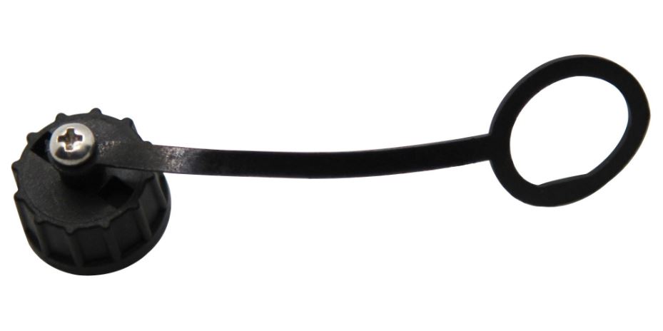 MULTICOMP Dust Cap for Panel Mount Plug, Nylon & GF Black PVC