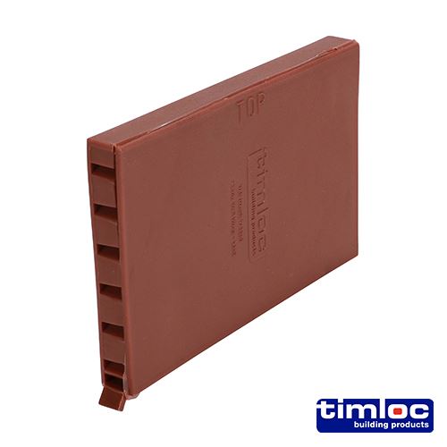 Timco Timloc Cavity Wall Weep Vent, Brown, 65x10x100mm (50 Pieces)