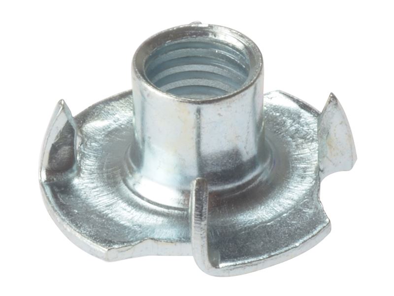 Forgefix אומי T דוקרניים מוברגים M6, חבילה של 10