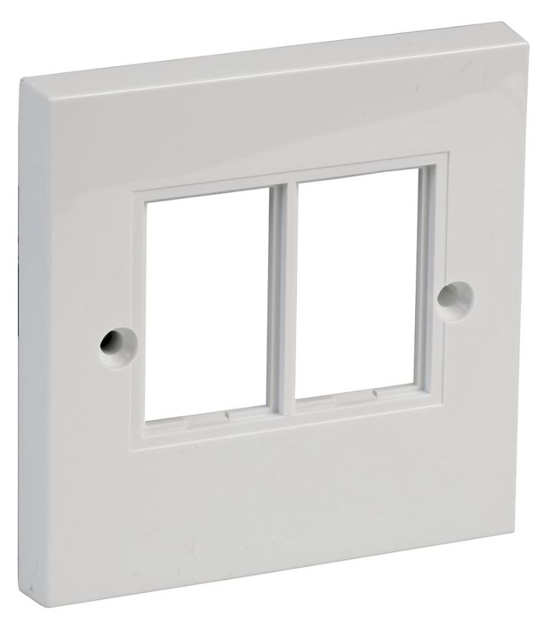 CONCORDIA TECHNOLOGIES LJ6C 1-Gang Double Space Faceplate