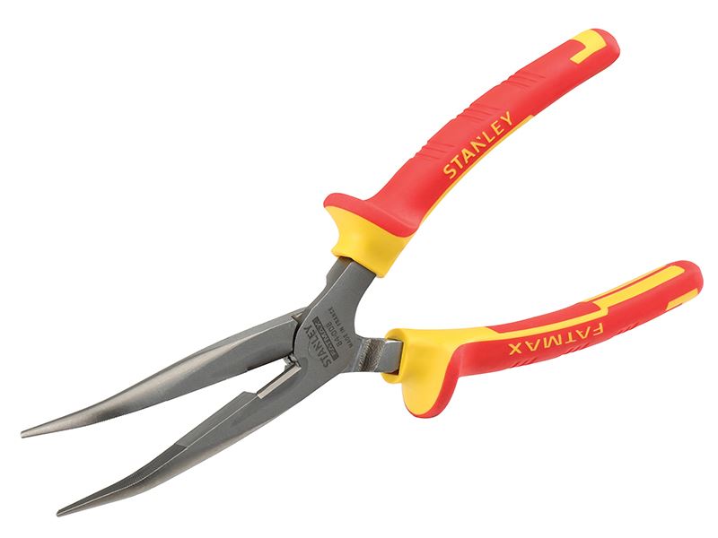 STANLEY FatMax® Bent Long Nose Pliers VDE, 200mm