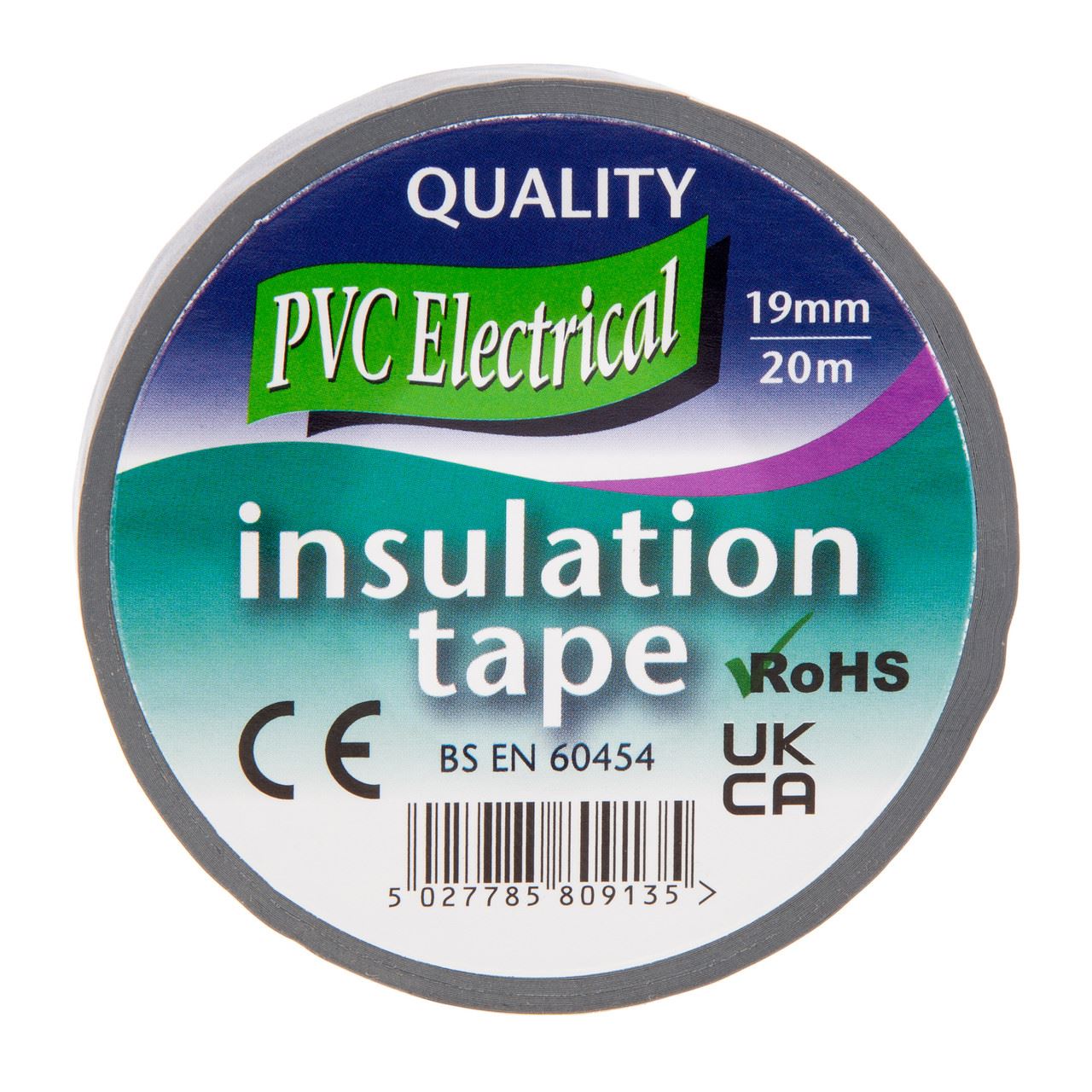 Ultratape - Pita Penebat Elektrik PVC Kelabu 19mm x 20m