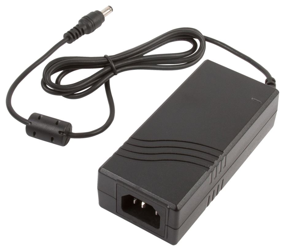 XP Power 12V 5.41A 65W Desktop Power Supply, IEC C14, 2.5mm Plug