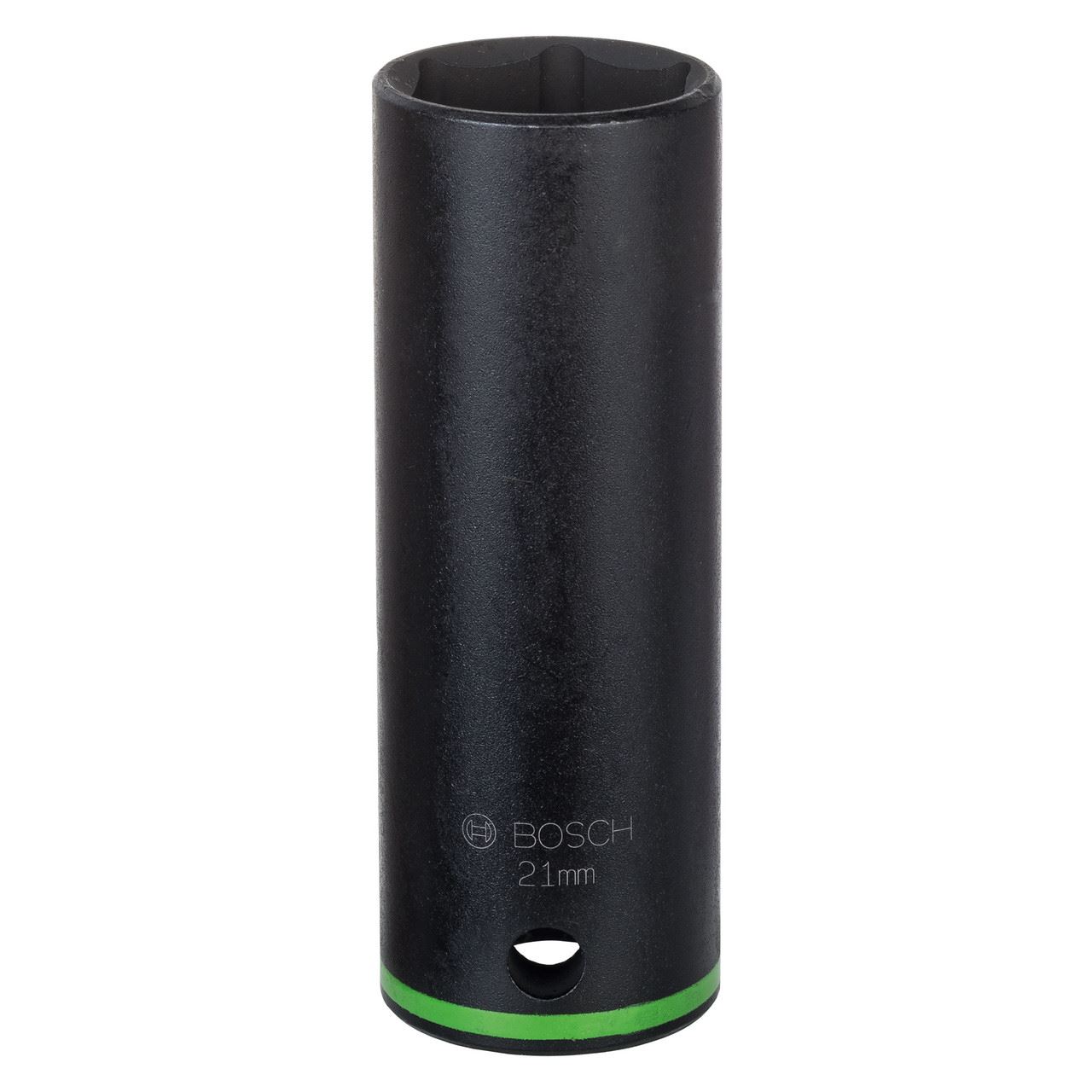 Bosch 1/2 Inch Drive Impact Socket, 21mm, S2 Modified Steel